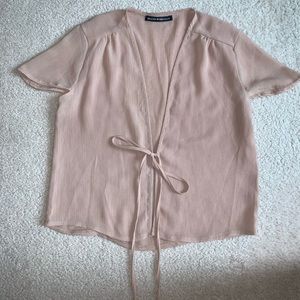Brandy Melville blush Leesa top